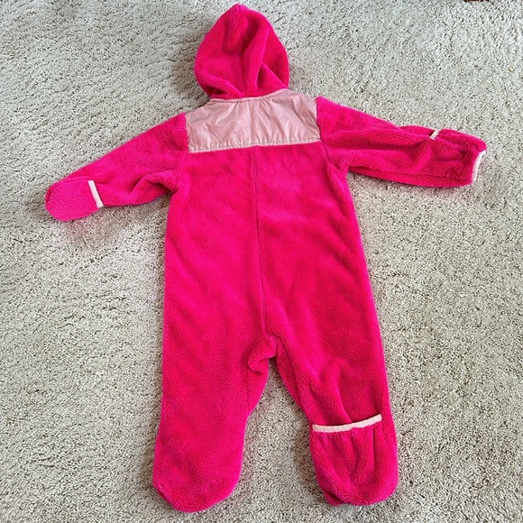 North Face Oso Infant Girls Fleece Bunting, size 6-12 months - Picture 2 of 8